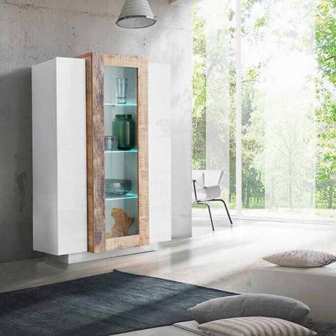 Vitrine moderne 80 cm Corso